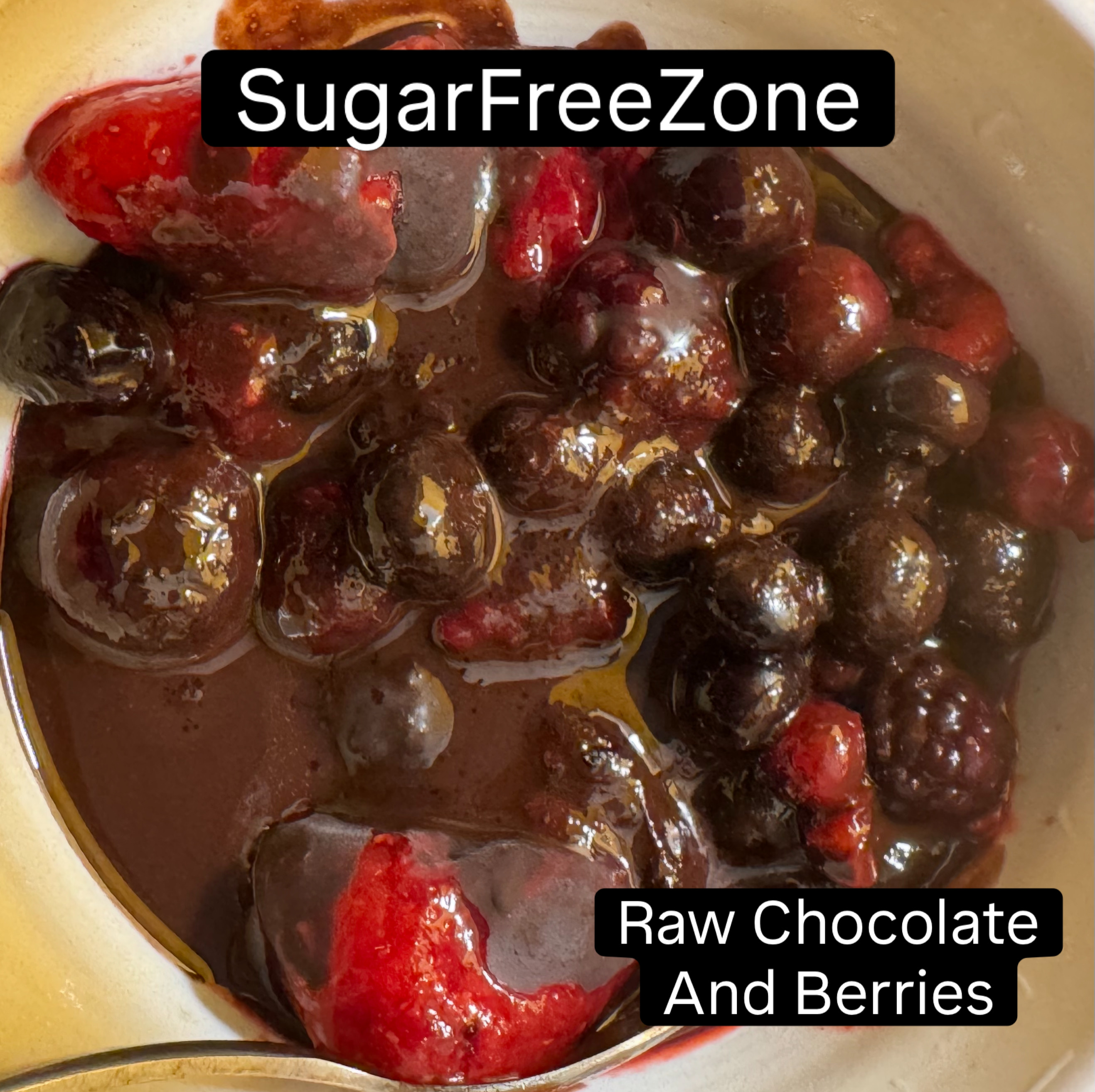 Berries and Raw Chocolate